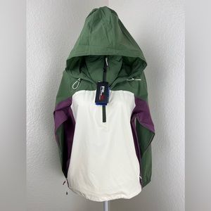 💥NWT💥 Ralph Lauren Golf RLX Women’s Color Block Anorak Windbreaker Sz Med